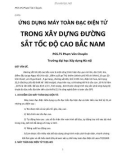 Ứng dụng máy toàn đạc điện tử trong xây dựng đường sắt tốc độ cao bắc nam