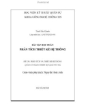 Bài tập học phần Phân tích thiết kế hệ thống: Phân tích và thiết kế hệ thống quản lý trang thiết bị tại kí túc xá