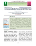 Varietal screening of mungbean genotypes against whitefly (Bemisia tabaci Genn.), Mungbean Yellow Mosaic Virus (MYMV) and Cercospora Leaf Spot