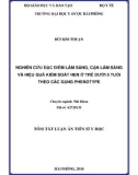 Tóm tắt Luận án Tiến sĩ Y học: Nghiên cứu đặc điểm lâm sàng, cận lâm sàng và hiệu quả kiểm soát hen ở trẻ dưới 5 tuổi theo các dạng phenotype