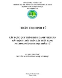 Luận văn: Xây dựng quy trình định danh vi khuẩn gây bệnh loét trên cây bưởi bằng phương pháp sinh học phân tử