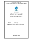 Đồ án tốt nghiệp: Tìm hiểu ngôn ngữ lập trình python, viết chương trình thử nghiệm dự báo sự biến động của giá chứng khoán