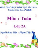 Toán Lớp 2A