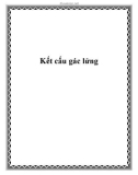 Kết cấu gác lửng