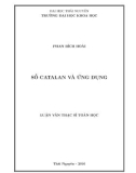 Luận văn Thạc sĩ Toán học: Số Catalan và ứng dụng