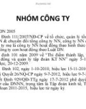 Bài giảng Nhóm công ty