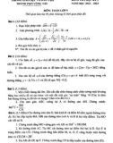Đề thi học kì 1 môn Toán lớp 9 năm 2022-2023 - Phòng GD&ĐT TP Vũng Tàu