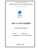 Đồ án tốt nghiệp Công nghệ thông tin: Xây dựng ứng dụng đăng ký ăn trưa tại trường Đại học quản lý và công nghệ Hải Phòng