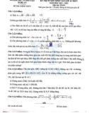 Đề thi tuyển sinh vào lớp 10 môn Toán năm 2022-2023 có đáp án - Sở GD&ĐT Nghệ An