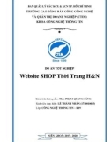 Đồ án tốt nghiệp Công nghệ thông tin: Website shop thời trang H&N