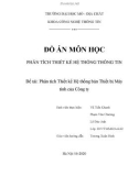 Đồ án môn Phân tích thiết kế hệ thống thông tin: Phân tích thiết kế hệ thống bán thiết bị máy tính của Công ty