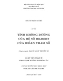 Luận văn Thạc sĩ Toán học: Tính không dương của hệ số Hilbert của Iđêan tham số