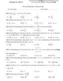Đề kiểm tra cuối học kì 2 môn Toán lớp 12 năm 2020-2021 có đáp án - Sở GD&ĐT Hải Dương (Mã đề 132)