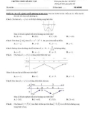 Đề thi giữa học kì 1 môn Toán lớp 12 năm 2024-2025 - Trường THPT Hà Huy Tập, Quảng Nam
