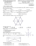 Đề kiểm tra giữa học kì 1 môn Toán 10 năm 2021-2022 - Trường THPT Đỗ Đăng Tuyển (Mã đề 101)