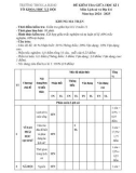 Đề thi giữa học kì 1 môn Lịch sử và Địa lí lớp 6 năm 2024-2025 có đáp án - Trường THCS La Bằng, Đại Từ