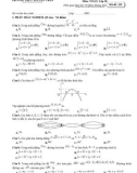 Đề thi học kì 2 môn Toán lớp 10 năm 2022-2023 - Trường THPT Nguyễn Trân, Bình Định