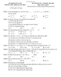 Đề thi học kì 1 môn Toán lớp 10 năm 2021-2022 có đáp án - Trường THPT Triệu Quang Phục, Hưng Yên