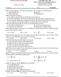 Đề thi giữa học kì 2 môn Vật lí lớp 12 năm 2022-2023 có đáp án - Trường THPT Xuyên Mộc