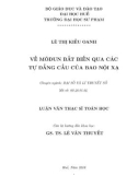 Luận văn Thạc sĩ Toán học: Về môđun bất biến qua các tự đẳng cấu của bao nội xạ