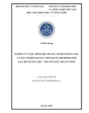 Luận văn Thạc sĩ Công nghệ sinh học: Nghiên cứu đặc điểm một số xét nghiệm đông máu và xét nghiệm kháng thể kháng phospholipid tại Viện Huyết học - Truyền máu Trung ương