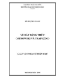 Luận văn Thạc sĩ Toán học: Về bất đẳng thức Ostrowski và Trapezoid