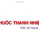 Bài giảng Thuốc thanh nhiệt - ThS. Võ Thanh Hóa