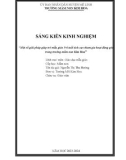 Sáng kiến kinh nghiệm Mầm non: Một số giải pháp giúp trẻ mẫu giáo 5-6 tuổi tích cực tham gia hoạt động góc trong trường mầm non Kim Hoa