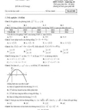 Đề thi giữa học kì 2 môn Toán lớp 10 năm 2022-2023 - Trường THPT Hồ Nghinh