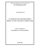 Luận văn Thạc sĩ Luật Hình sự và Tố tụng hình sự: Các tình tiết giảm nhẹ trách nhiệm hình sự từ thực tiễn xét xử tỉnh Bắc Ninh