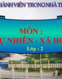 Bài 16: Các thành viên trong nhà trường - Bài giảng điện tử Tự nhiên Xã hội 2 - T.B.Minh