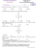 Đề thi thử tốt nghiệp THPT môn Toán năm 2020-2021 có đáp án - Trường THPT Nguyễn Đăng Đạo (Lần 1)
