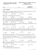 Đề thi học kì 2 môn Vật lý lớp 10 năm 2022-2023 - Trường THPT Phan Ngọc Hiển