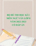 Bộ đề thi học kì 2 môn Ngữ văn lớp 8 năm 2022-2023 có đáp án