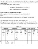 Đề thi giữa học kì 2 môn KHTN lớp 7 năm 2022-2023 có đáp án - Trường THCS Nguyễn Bỉnh Khiêm, Phú Ninh