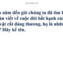 Bài giảng môn Ngữ văn lớp 8 - Bài 6: Cô bé bán diêm