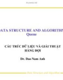 Bài giảng Cấu trúc dữ liệu và giải thuật: Hàng đợi - TS. Đào Nam Anh