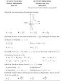 Đề thi thử tốt nghiệp THPT năm 2021 môn Toán lần 1 có đáp án - Trường THPT Chuyên Lam Sơn