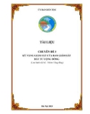 Tài liệu chuyên đề 5: Kỹ năng giám sát của ban giám sát đầu tư cộng đồng (Lưu hành nội bộ - Nhóm Cộng đồng)