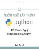 Bài giảng Ngôn ngữ lập trình