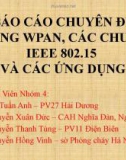 Báo cáo chuyên đề: Mạng WPAN, các chuẩn IEEE 802.15 và các ứng dụng