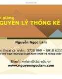 Bài giảng Nguyên lý thống kê: Chương 1 - Nguyễn Ngọc Lam (2017)