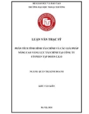 Luận văn Thạc sĩ Quản trị kinh doanh: Phân tích tình hình tài chính và các giải pháp nâng cao năng lực tài chính tại Công ty Cổ phần tập đoàn C.E.O