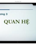 Bài giảng Toán rời rạc: Quan hệ - Nguyễn Thành Nhựt