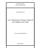 Tóm tắt Luận án Tiến sĩ: Phát triển kinh tế gắn với bảo vệ môi trường ở Việt Nam