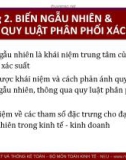 Bài giảng Lý thuyết xác suất và thống kê toán: Chương 2 - Đại học Kinh tế Quốc dân