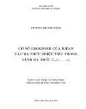 Luận văn Thạc sĩ Toán học: Cơ sở Groebner của iđêan các đa thức triệt tiêu trong vành đa thức Zn(x1,...,xn)