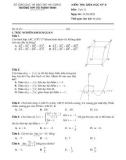 Đề thi giữa học kì 2 môn Toán lớp 11 năm 2021-2022 có đáp án - Trường THPT Võ Thành Trinh