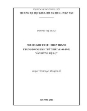 Luận văn Thạc sĩ Lịch sử: Nguồn gốc cuộc chiến tranh Trung Đông lần thứ nhất (1948-1949) và những hệ lụy