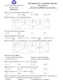 Đề thi học kì 2 môn Toán lớp 11 năm 2021-2022 có đáp án - Trường THPT Lương Thế Vinh, Hà Nội (Mã đề 111)